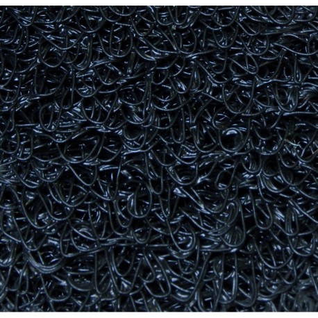 Felpudo Rizo Negro 14 mm al corte.