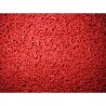 Felpudo Rizo Rojo 14 mm al corte.