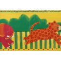 Cenefa adhesiva Children´s Zoo Time 32867