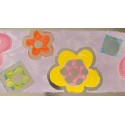Cenefa adhesva Children´s Funky Floral 61719
