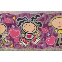 Cenefa adhesva Children´s Bubblegum Girls 61652