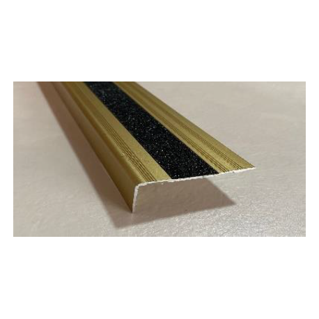 CANTONERA ALUMINIO ORO CON ANTIDESLIZANTE