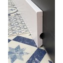 RODAPIE PVC LACADO BLANCO 90x12mm