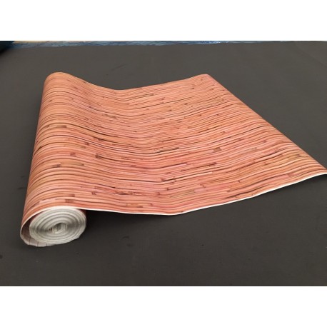 PAPEL ADHESIVO VINILO CAÑA MARRON 114873